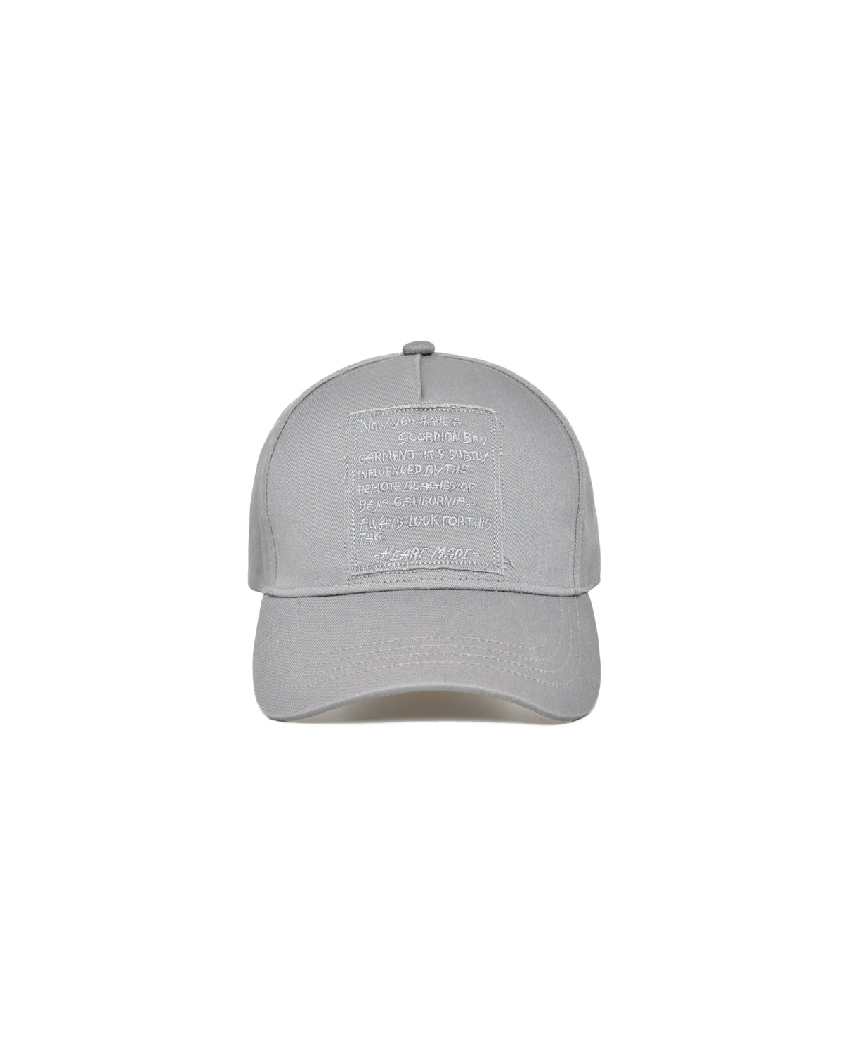 Cappello Baseball Color Antracite 100% Cotone Con Label Vanlife Ricamata