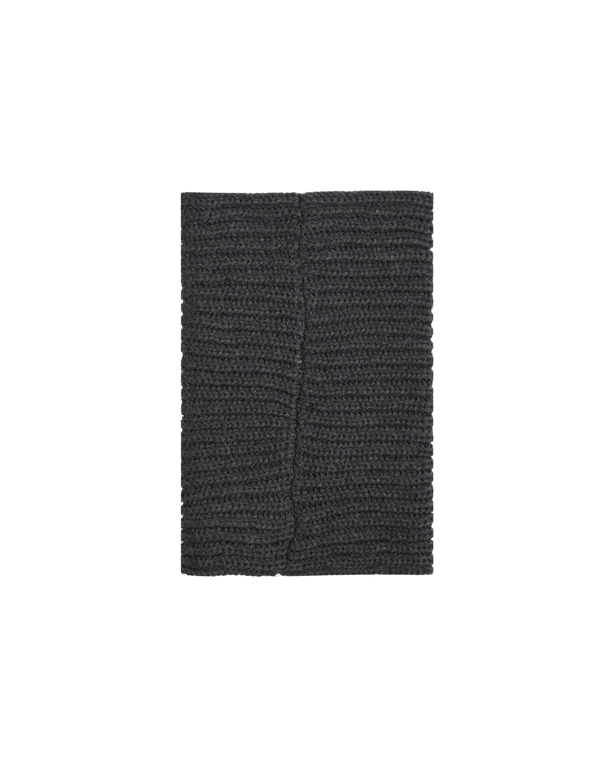 Anthracite Ribbed Knitted Neck Warmer