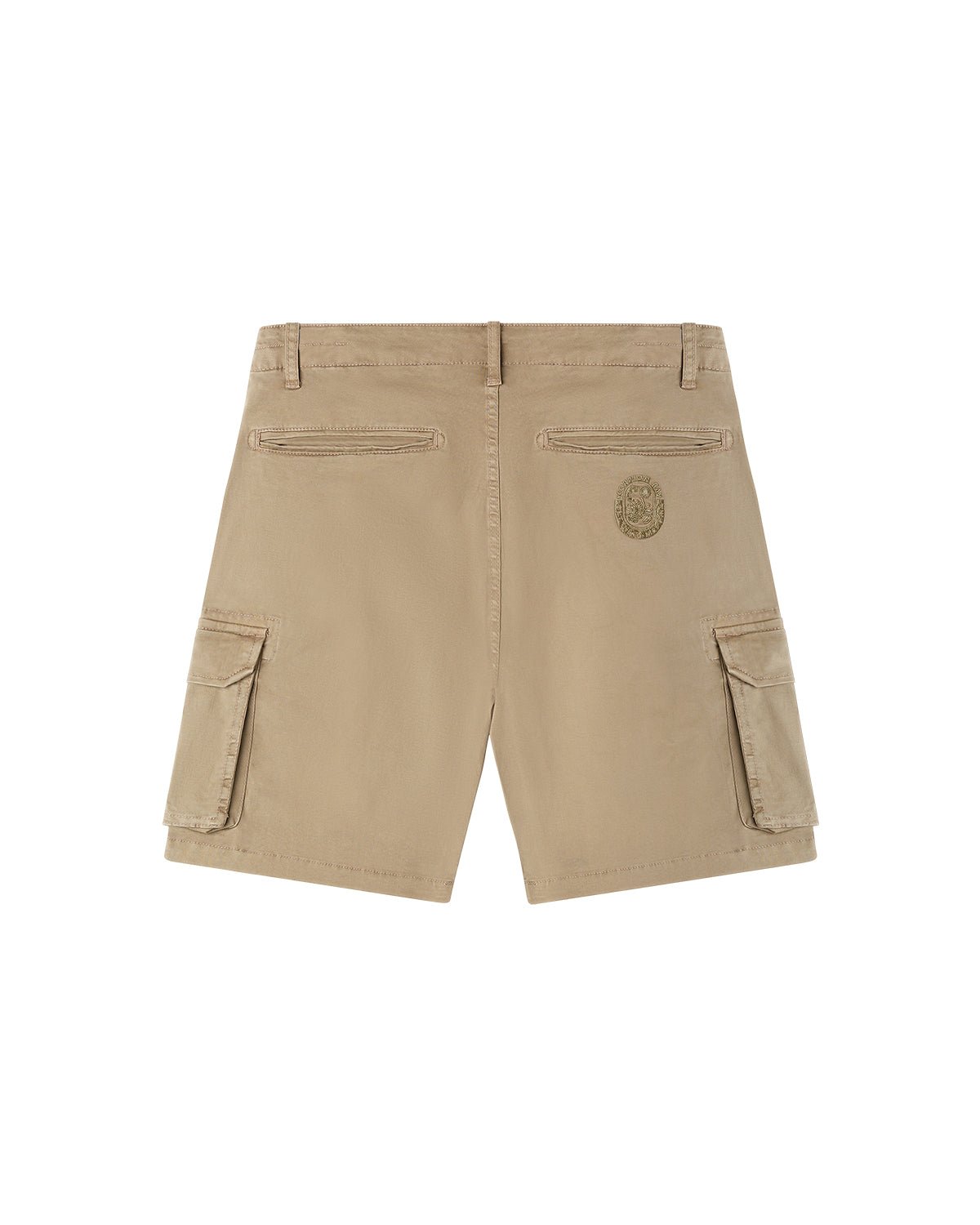 Bermuda cargo iconic con logo ricamato sul retro uomo - Scorpion Bay