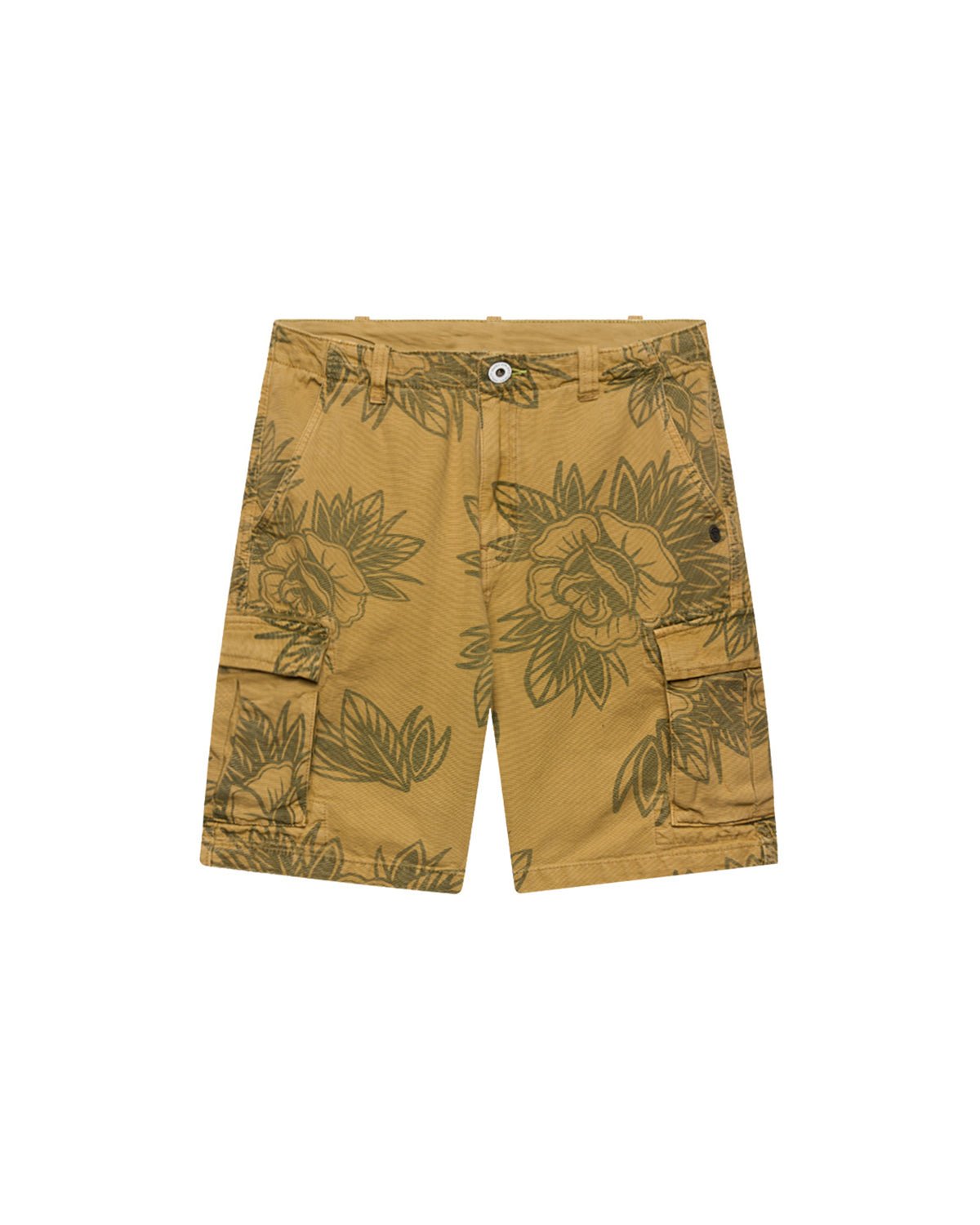 Bermuda cargo con stampa floreale uomo - Scorpion Bay
