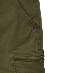 Bermuda cargo iconic con logo ricamato sul retro uomo - Scorpion Bay