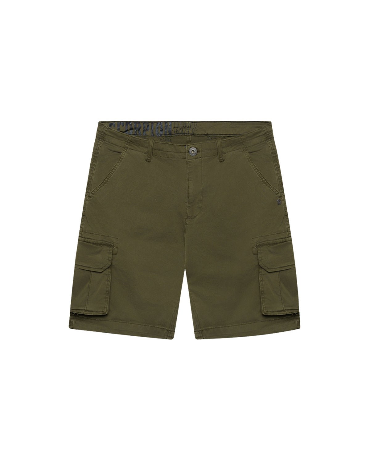 Bermuda cargo iconic con logo ricamato sul retro uomo - Scorpion Bay