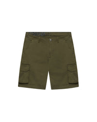 Bermuda cargo iconic con logo ricamato sul retro uomo - Scorpion Bay