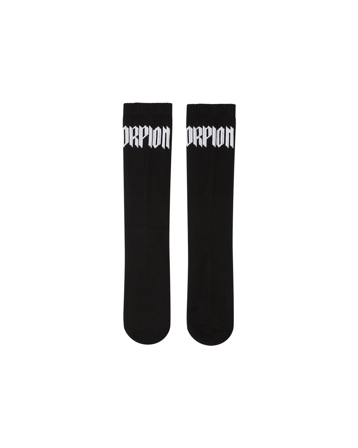 Calze mid jacquard "Gothic Lettering" - Scorpion Bay