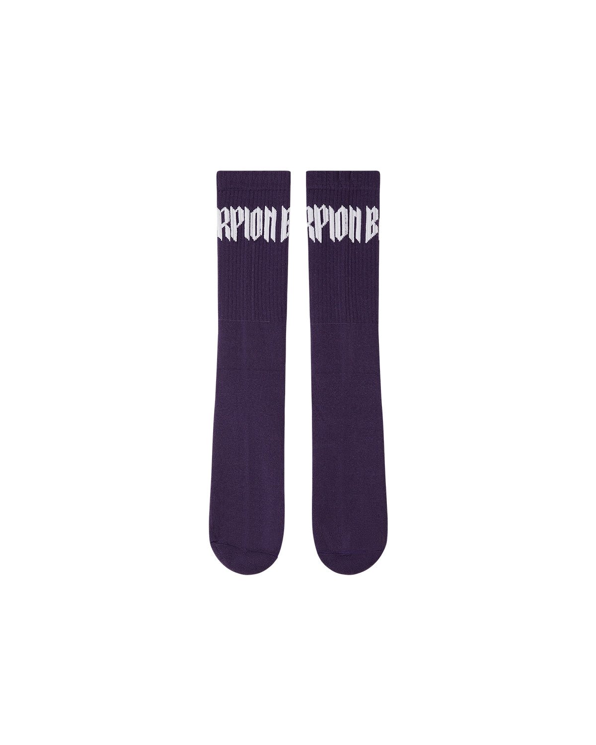 Calze mid jacquard "Gothic Lettering" - Scorpion Bay