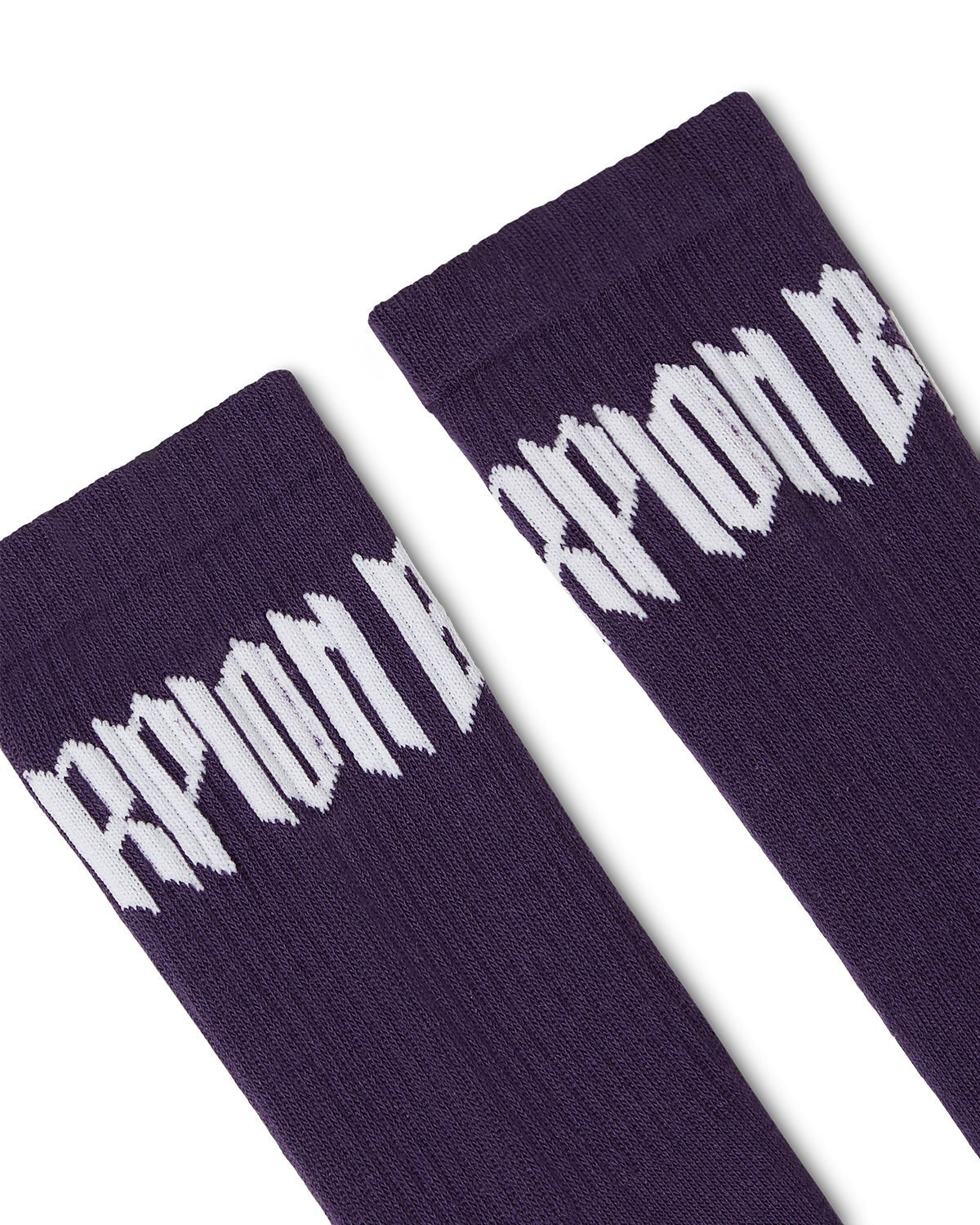 Calze mid jacquard "Gothic Lettering" - Scorpion Bay