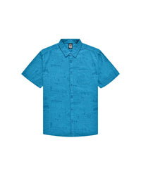 Camicia beach a maniche corte "Sketched Map" uomo - Scorpion Bay