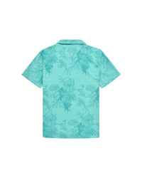 Camicia hawaiiana a maniche corte stampata all over "Chrysanthemum" uomo - Scorpion Bay