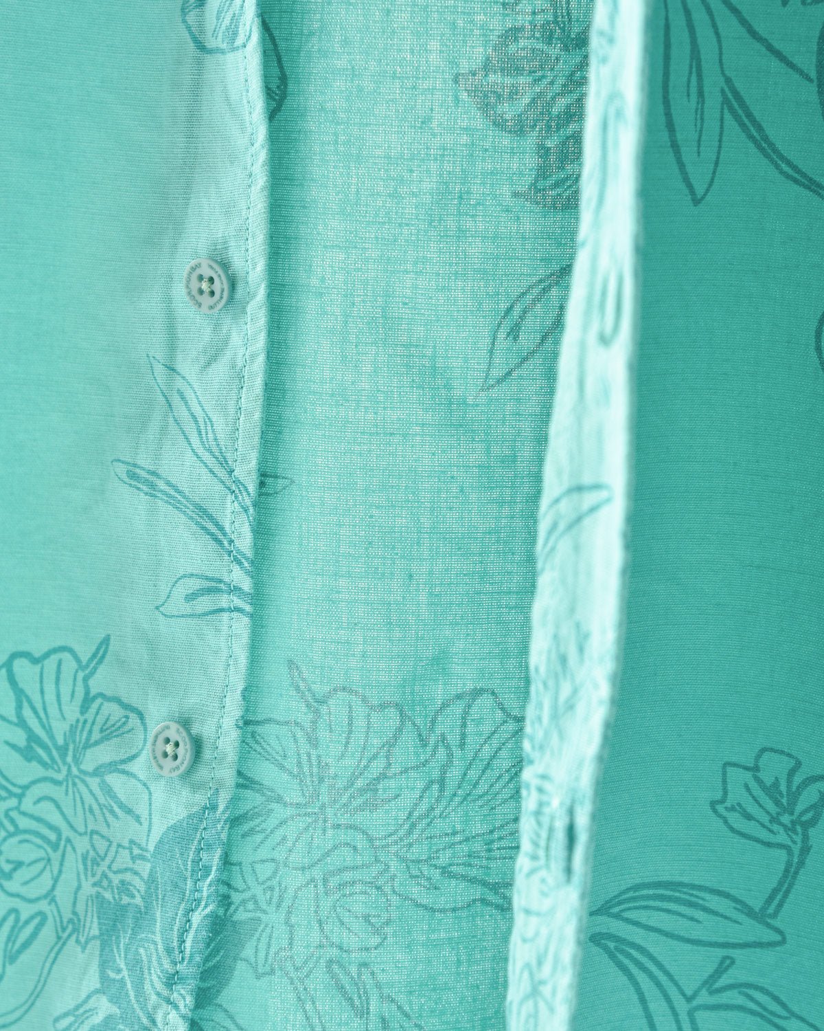 Camicia hawaiiana a maniche corte stampata all over "Chrysanthemum" uomo - Scorpion Bay