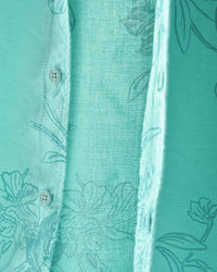 Camicia hawaiiana a maniche corte stampata all over "Chrysanthemum" uomo - Scorpion Bay