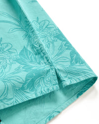 Camicia hawaiiana a maniche corte stampata all over "Chrysanthemum" uomo - Scorpion Bay