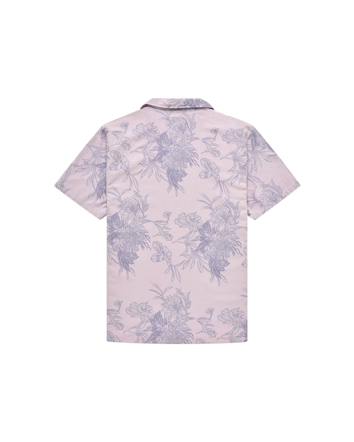 Camicia hawaiiana a maniche corte stampata all over "Chrysanthemum" uomo - Scorpion Bay