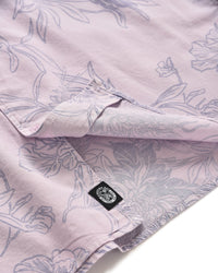 Camicia hawaiiana a maniche corte stampata all over "Chrysanthemum" uomo - Scorpion Bay