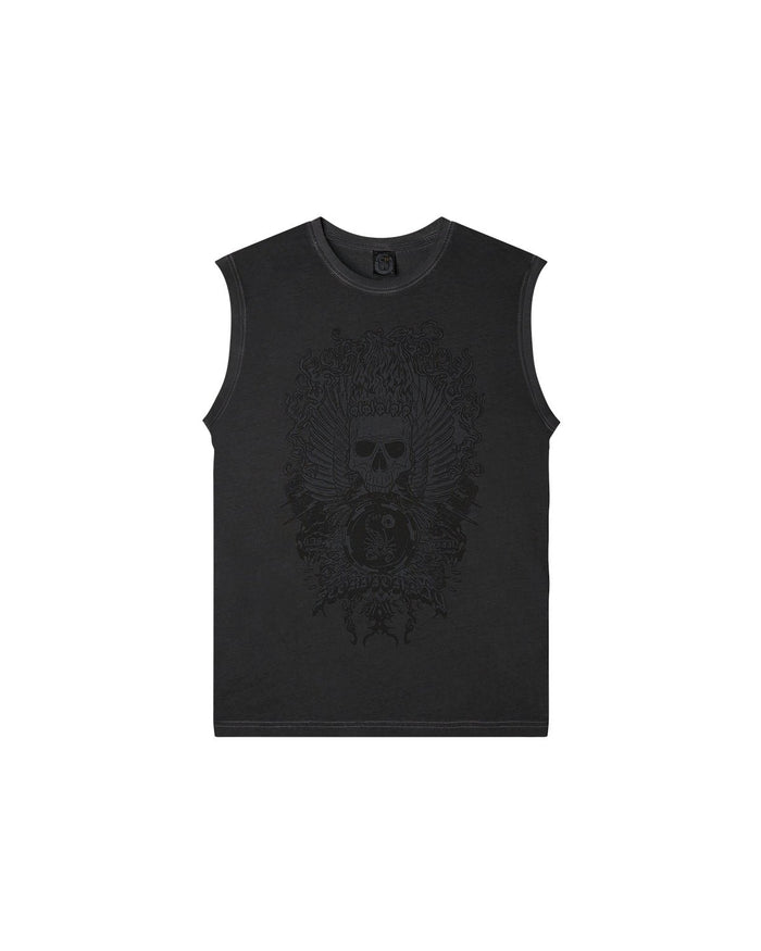 T-shirt smanicata stampata "Oniric Skull" uomo - Scorpion Bay