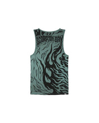 Canotta stampata double face "Smoke On The Bay" uomo - Scorpion Bay