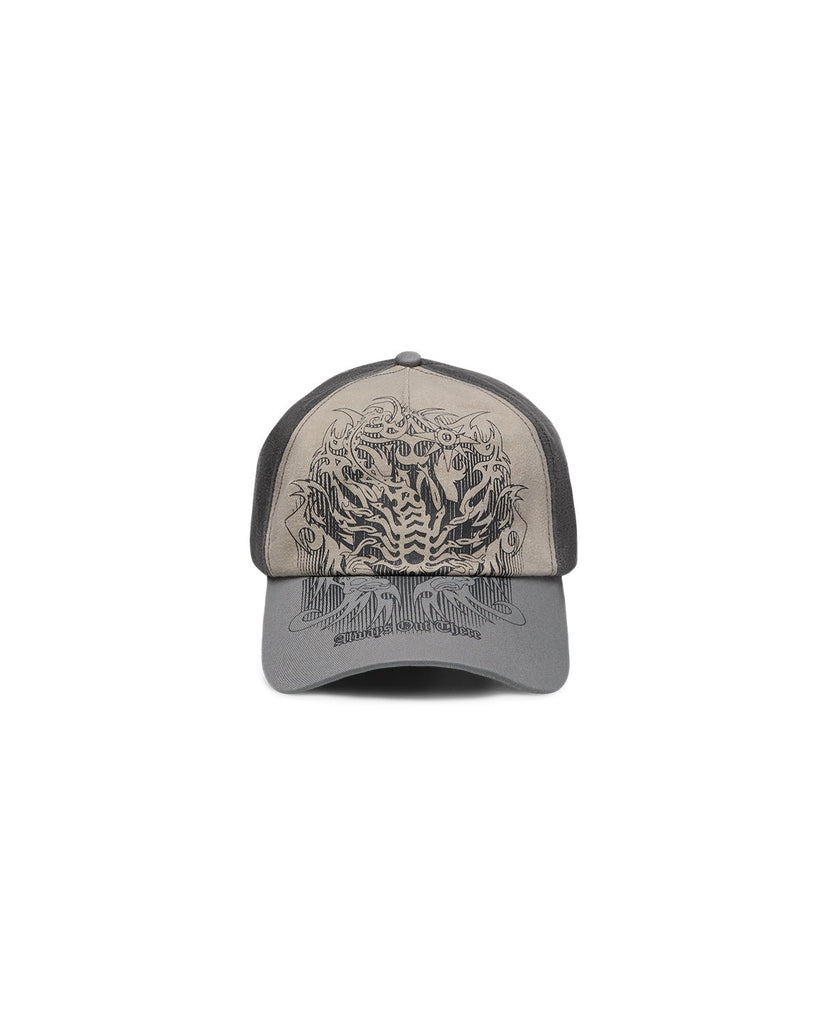 Berretto Baseball Spiral Direct - Stampa Teschi/Tribale/Tatuaggio Gotico, Nero, 100% Cotone