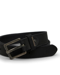 Cintura Vintage Cintura In Pelle 130 Cm Nera | Cinghia Di Accoppiamento Stile WH WKII | Nuovo Originale Cintura In Pelle Tedesca - Foto 3