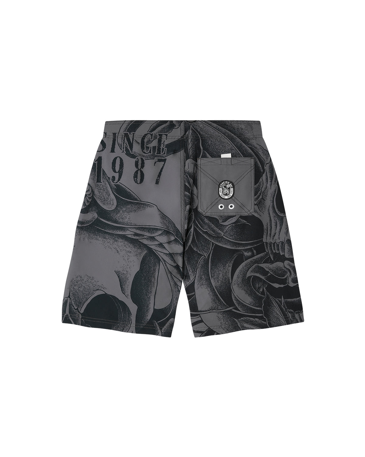 Costume board short stampato all over "Snake & Flowers" uomo - Scorpion Bay