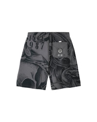 Costume board short stampato all over "Snake & Flowers" uomo - Scorpion Bay