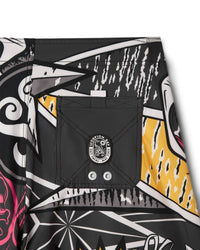 Costume board short stampato all over "Roll The Dados" uomo - Scorpion Bay