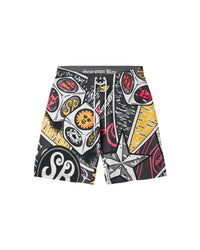 Costume board short stampato all over "Roll The Dados" uomo - Scorpion Bay