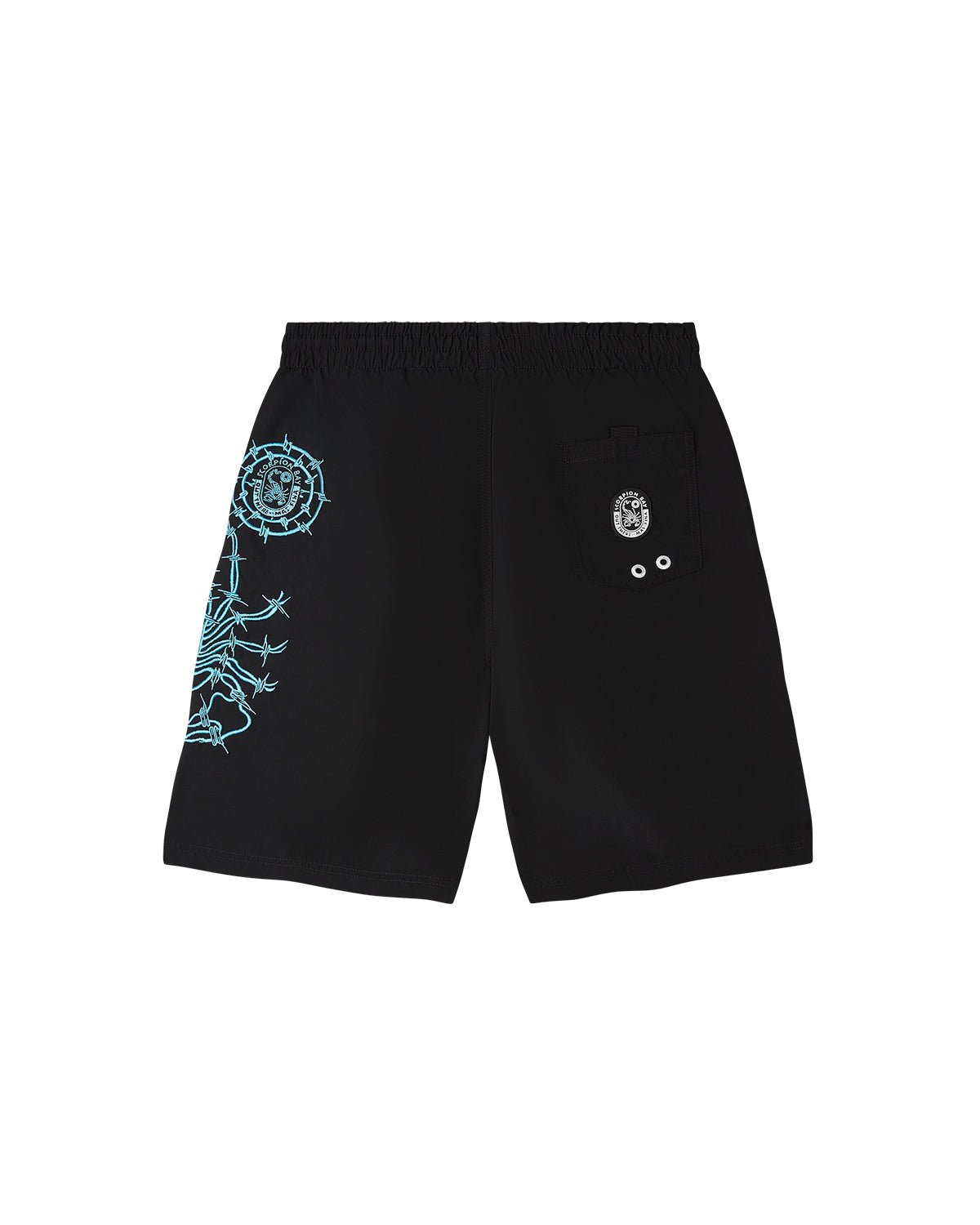 Costume jam con ricami e stampa water sensitive "Aztec Symbols" uomo - Scorpion Bay