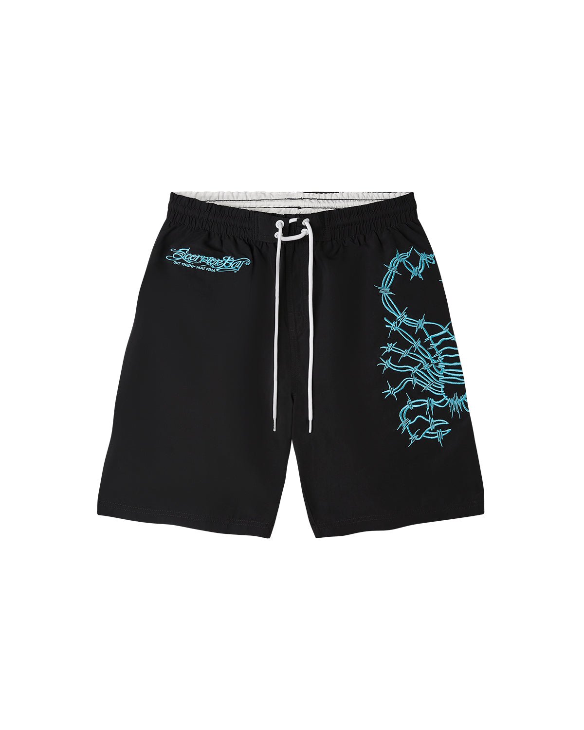 Costume jam con ricami e stampa water sensitive "Aztec Symbols" uomo - Scorpion Bay