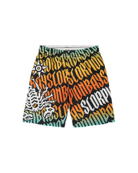 Costume jam con stampa all over "Gothic lettering" bambino - Scorpion Bay