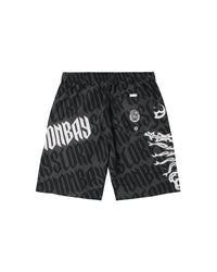 Costume jam con stampa all over "Gothic lettering" bambino - Scorpion Bay