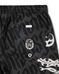 Costume jam con stampa all over "Gothic lettering" bambino - Scorpion Bay
