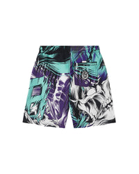 Costume jam stampato all over "Neon Skull" bambino - Scorpion Bay