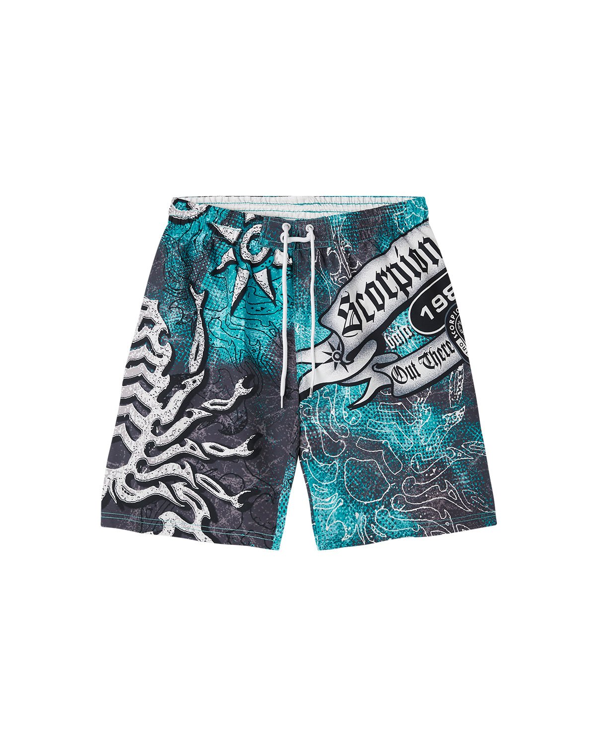 Costume jam con stampa all over "Blason" uomo - Scorpion Bay