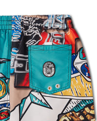 Costume jam con stampa all over "Back to the Bay" uomo - Scorpion Bay