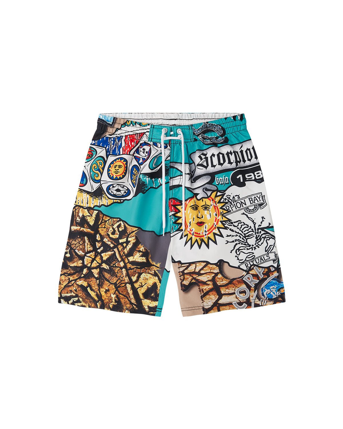 Costume jam con stampa all over "Back to the Bay" uomo - Scorpion Bay