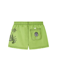 Costume volley con stampa water sensitive "Aztec Symbols" bambino - Scorpion Bay