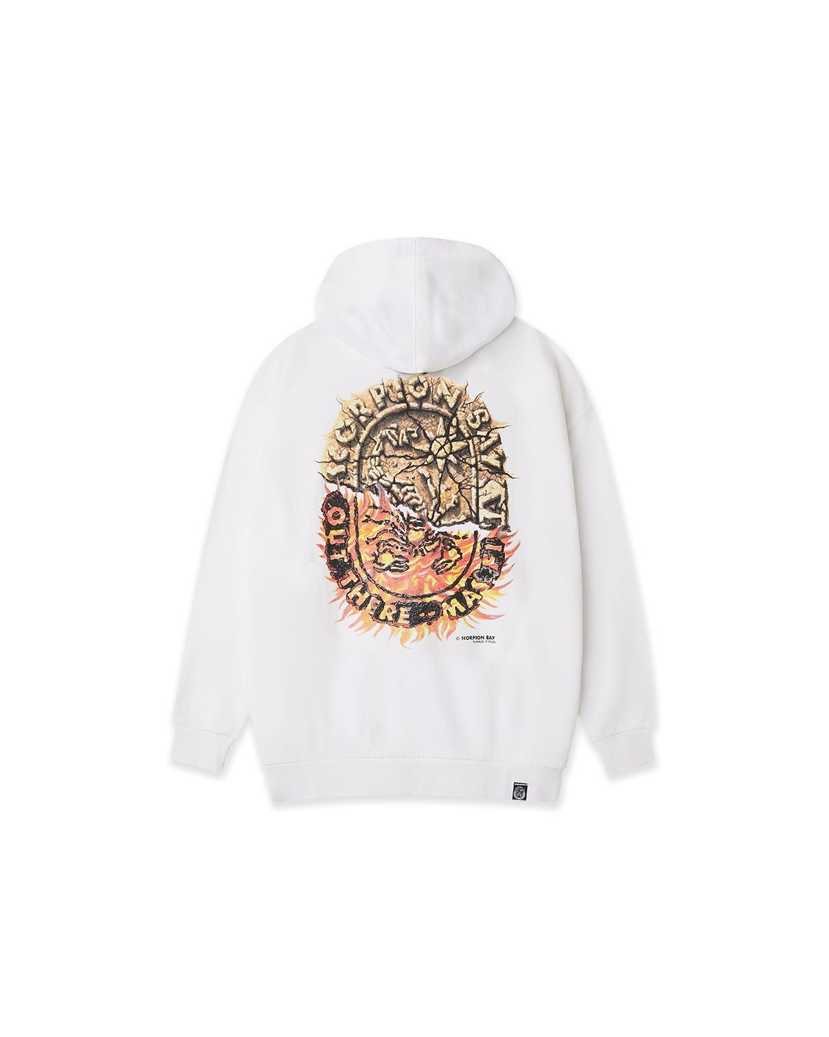 Felpa over con cappuccio d'archivio