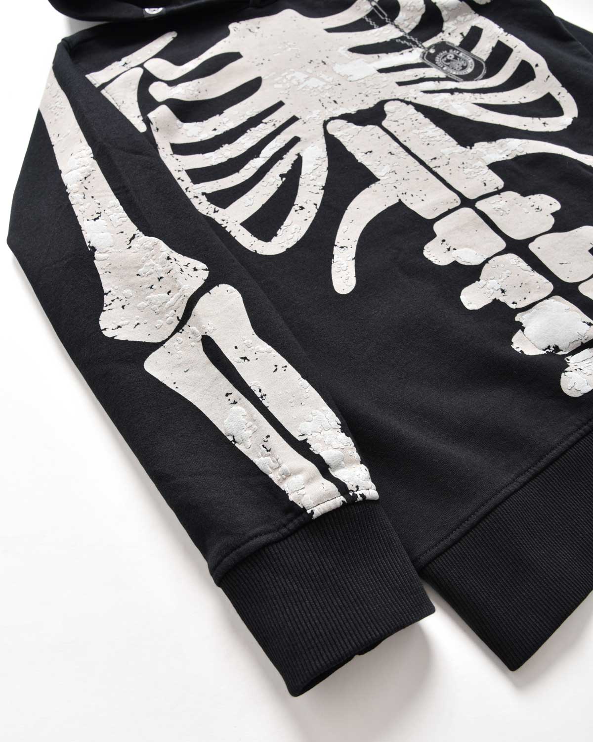 Kid | Scorpion Bay Black Skeleton Sweatshirt In 100% Cotton