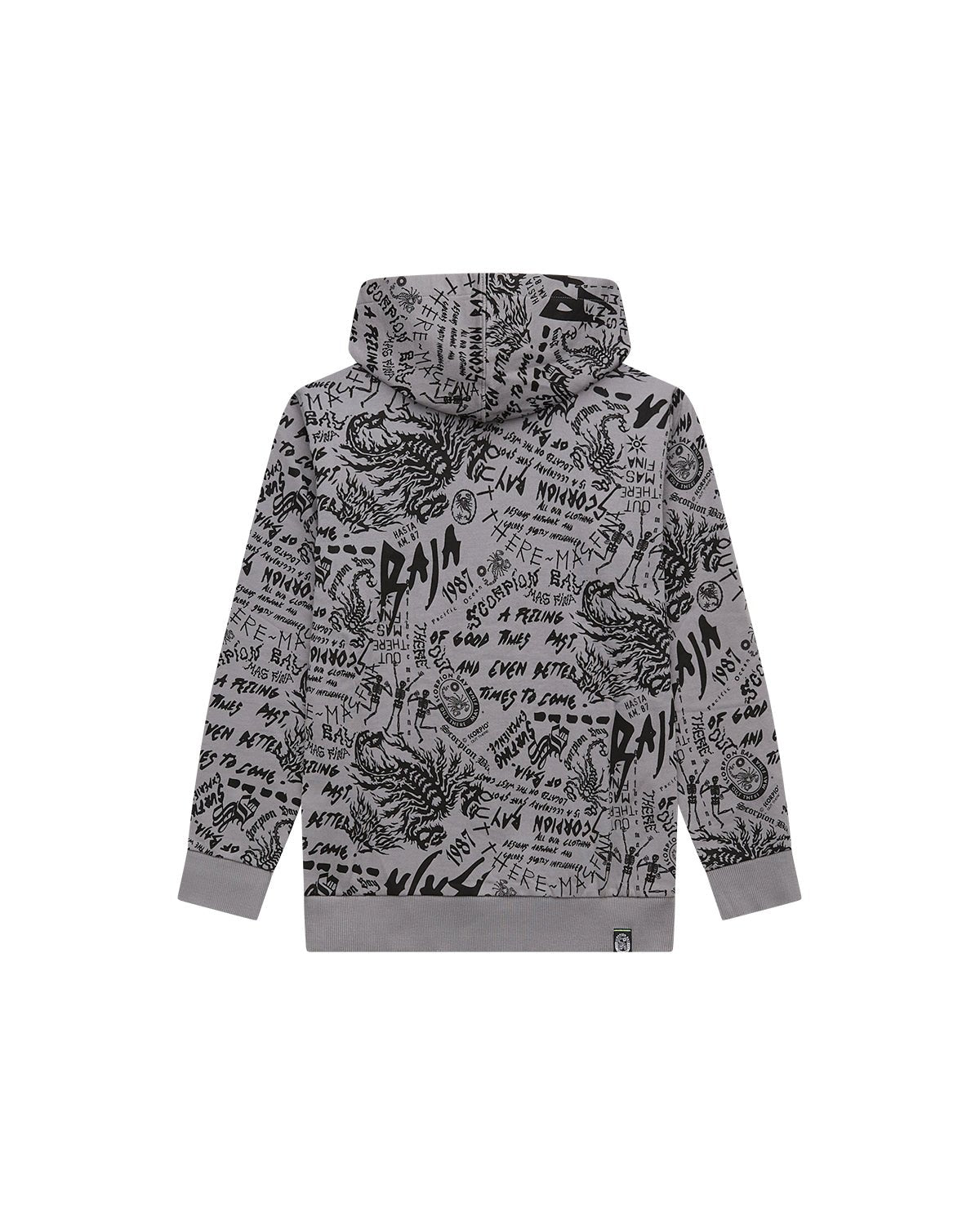 Bambino | Felpa Con Cappuccio "Tribal Bay Texture" - Scorpion Bay
