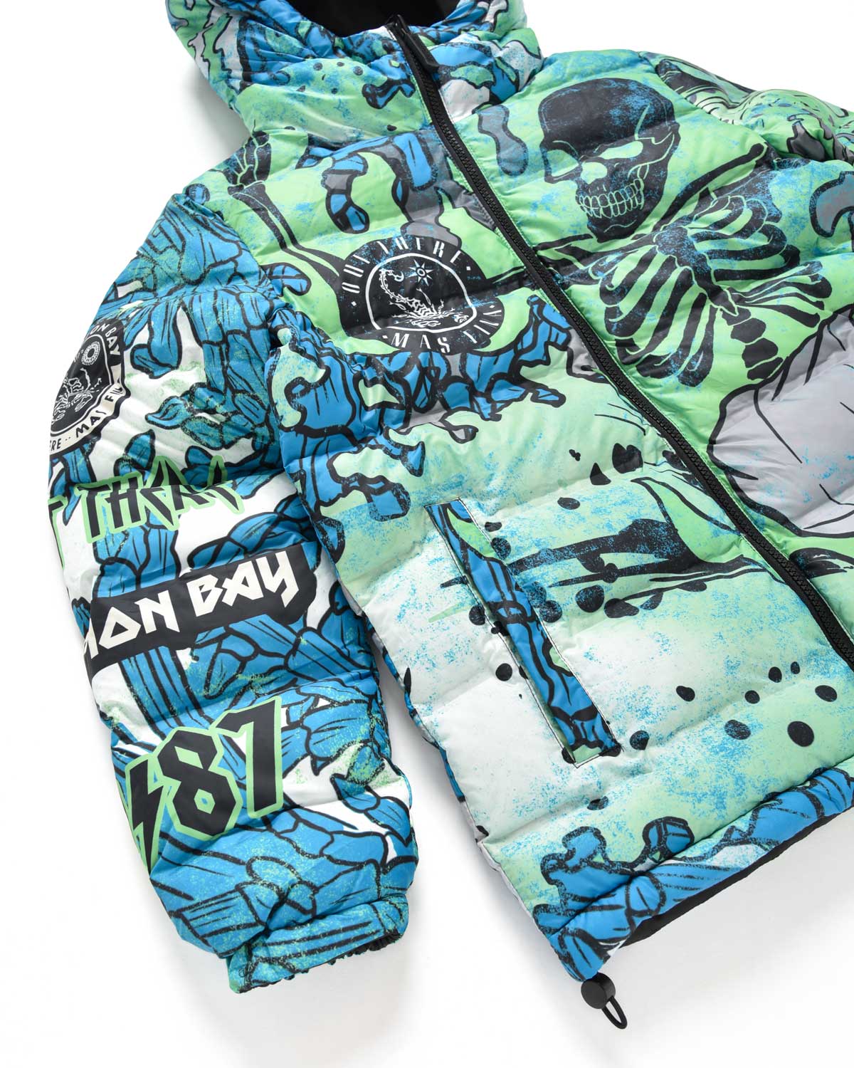 Bambino | Giacca Reversibile Con Stampa All-Over "Hell Of A Surfer"