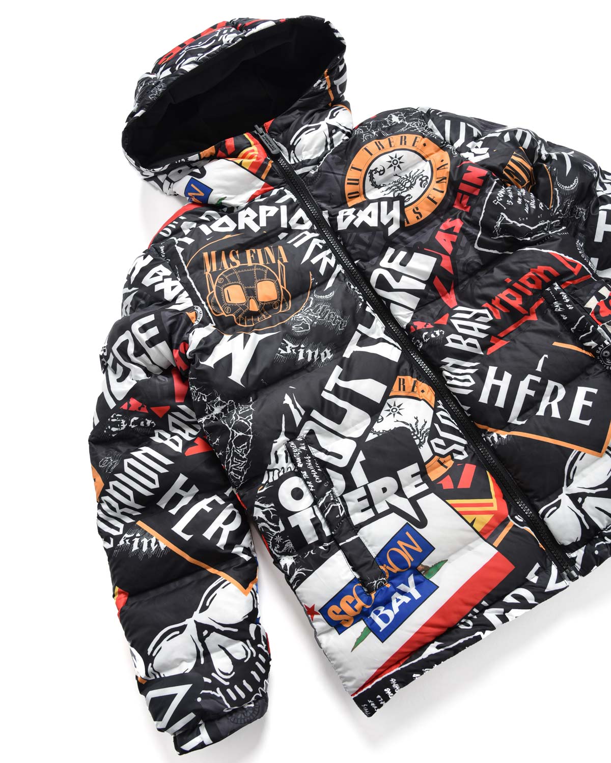 Kid | Reversible Jacket With "Stickers Mania" All-Over Print