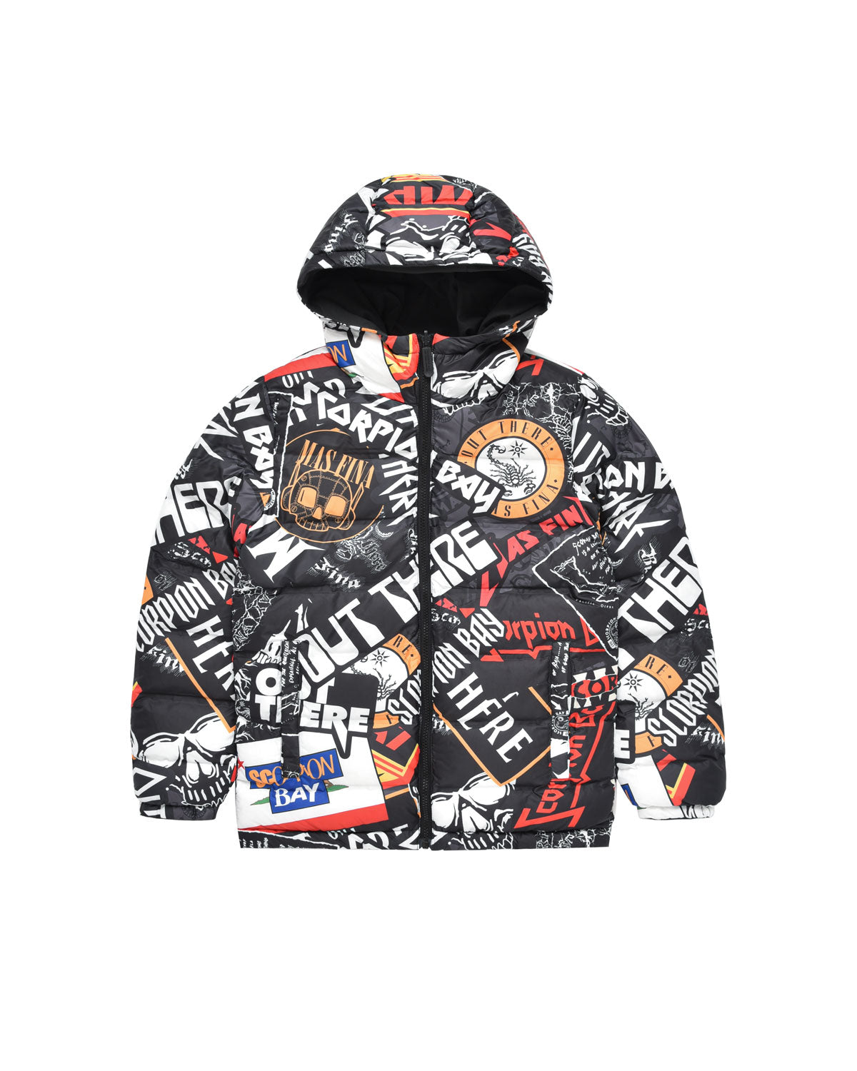 Kid | Reversible Jacket With "Stickers Mania" All-Over Print