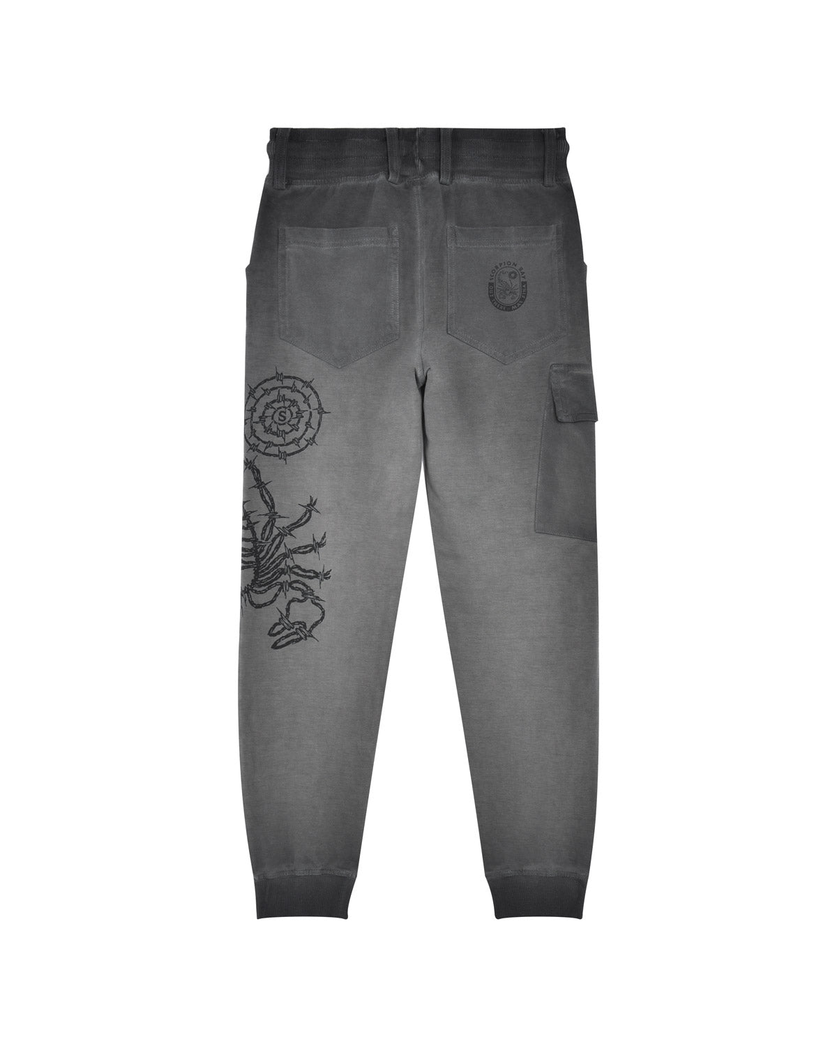 Kid | Characoal Travelling With Dad Jogger Trousers In 100% Cotton With Print 