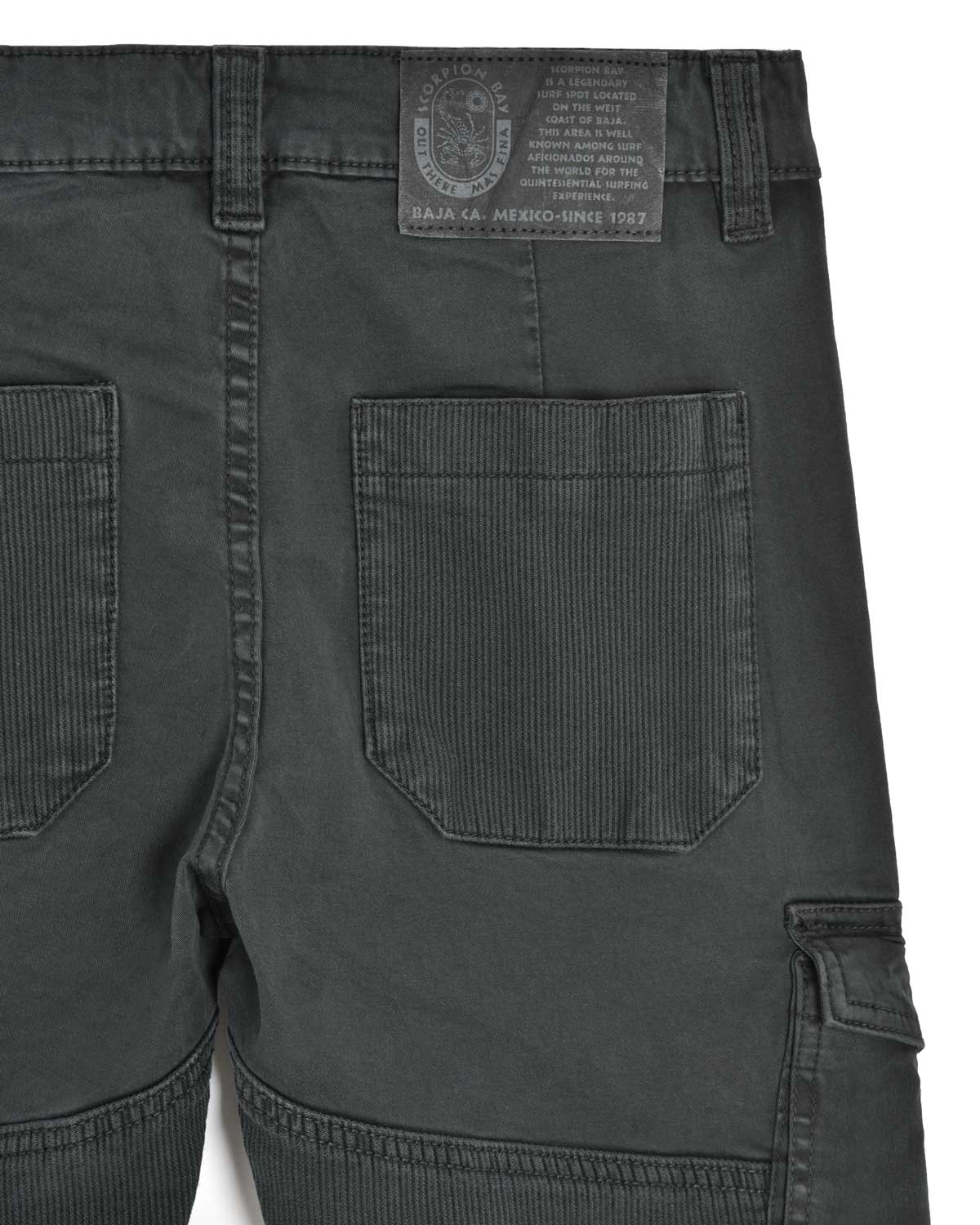 Kid | Charcoal Patches Cargo Pants