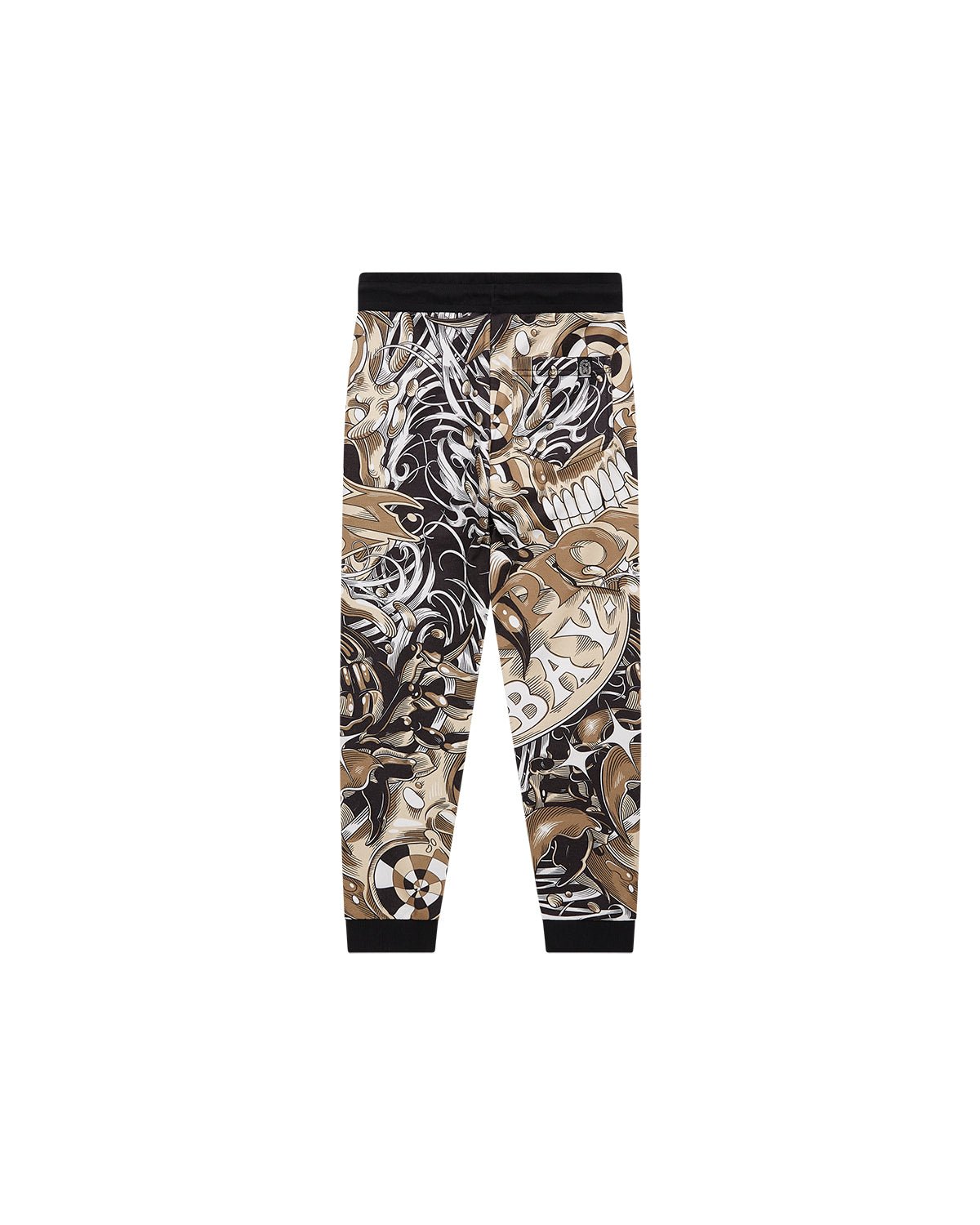 Bambino | Jogger Con Stampa All - Over "Liquid Skull" - Scorpion Bay