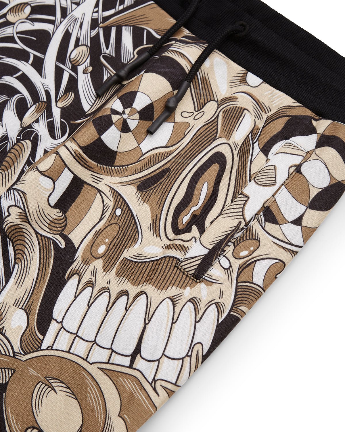 Bambino | Jogger Con Stampa All - Over "Liquid Skull" - Scorpion Bay