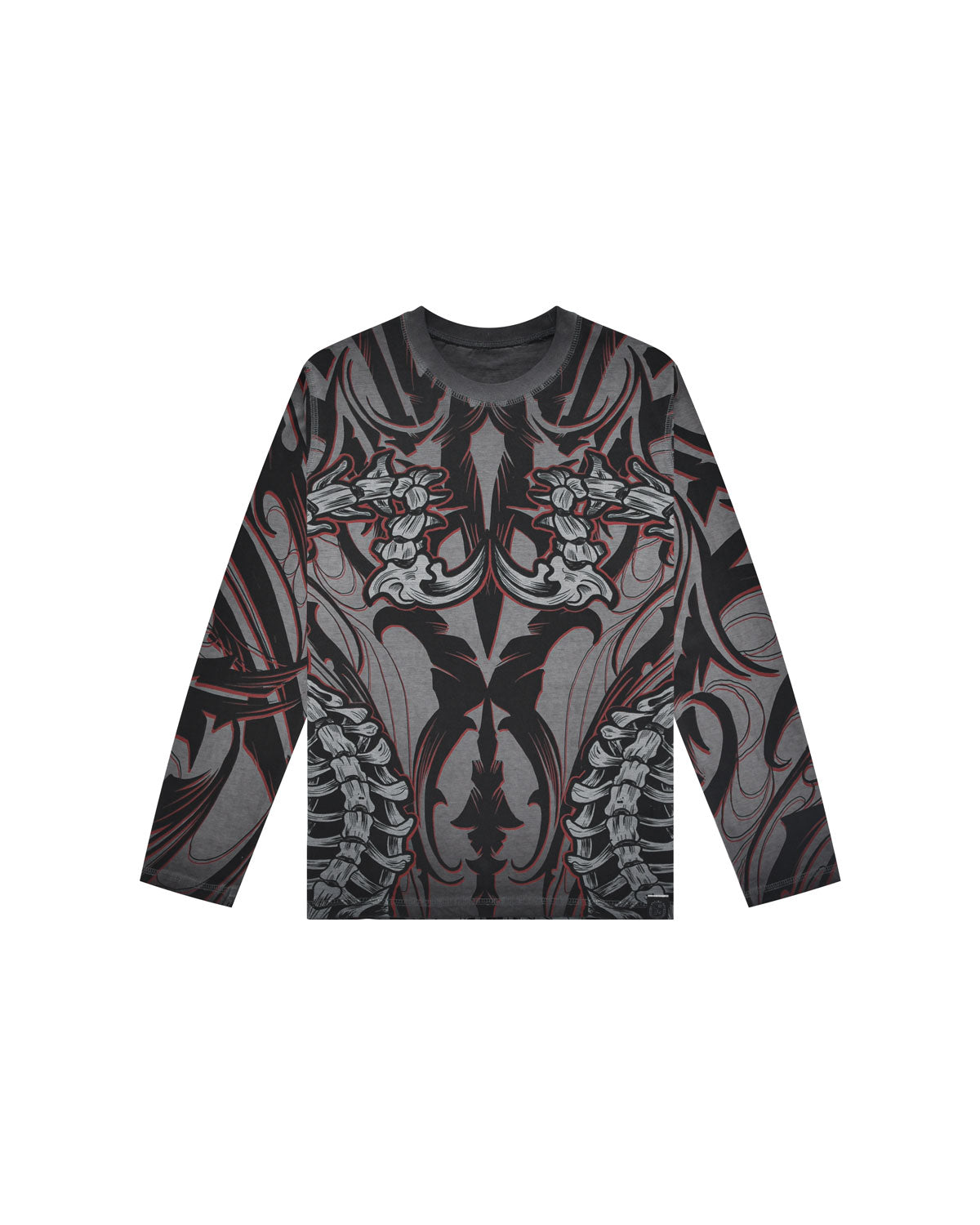 Kid | Reversible Long-Sleeved T-Shirt With "Tribal" All-Over Print