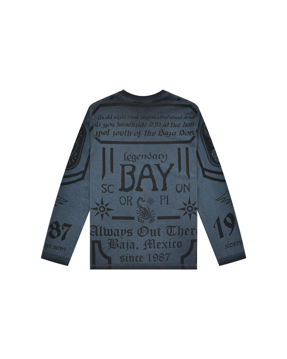 Bambino | T-Shirt A Maniche Lunghe Doubleface Con Stampa "Scorpion Ouija"