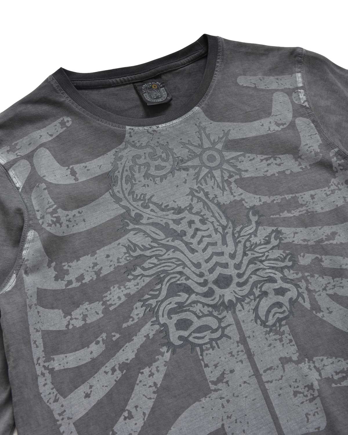 Bambino | T-Shirt Scheletro Scorpion Bay A Maniche Lunghe In 100% Cotone