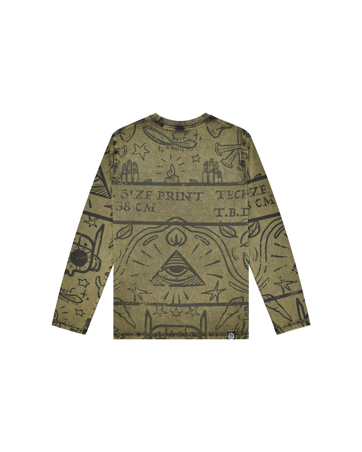 Child | Long sleeve t-shirt "Magic Bay-Bot" yellow double-faces