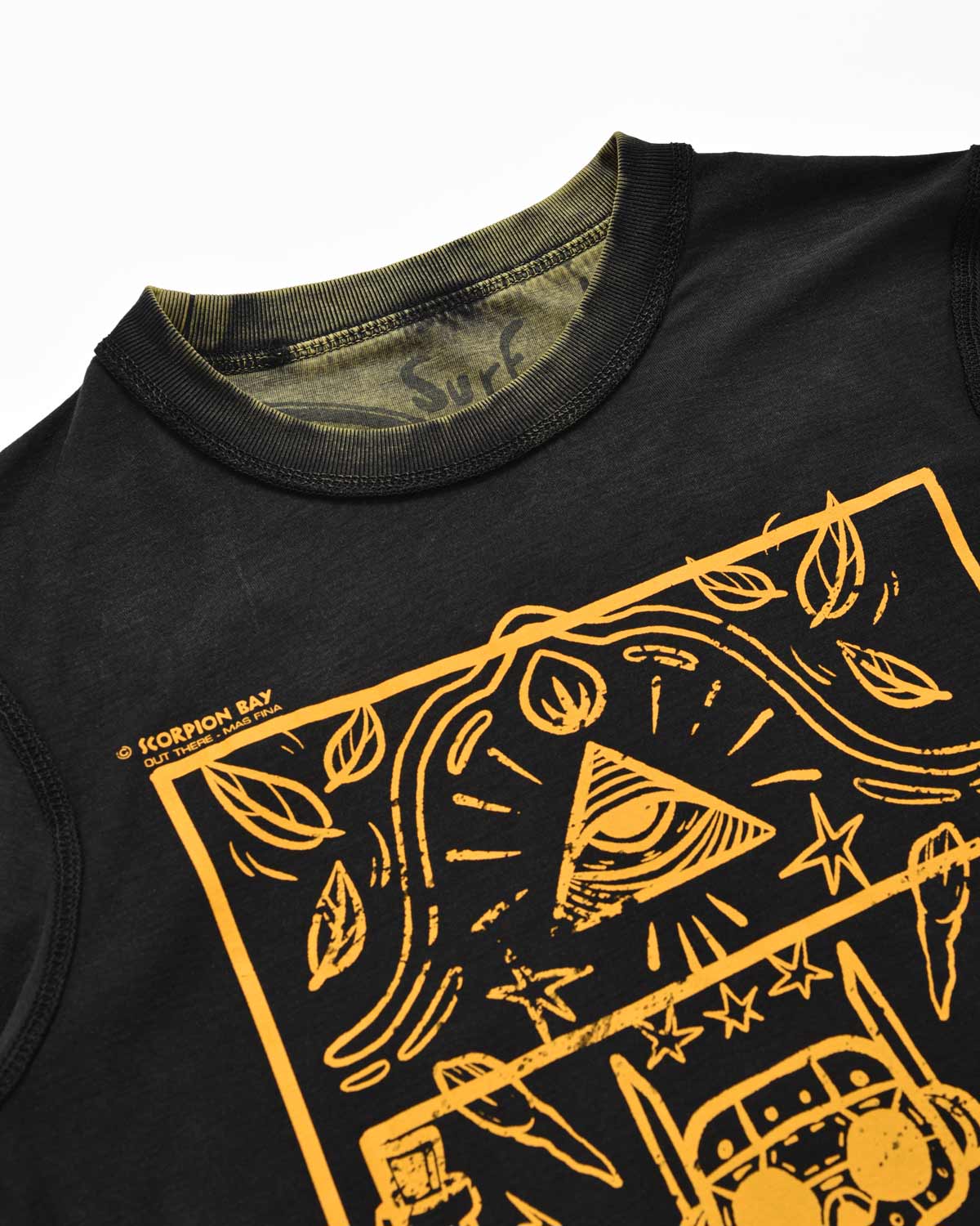 Child | Long sleeve t-shirt "Magic Bay-Bot" yellow double-faces